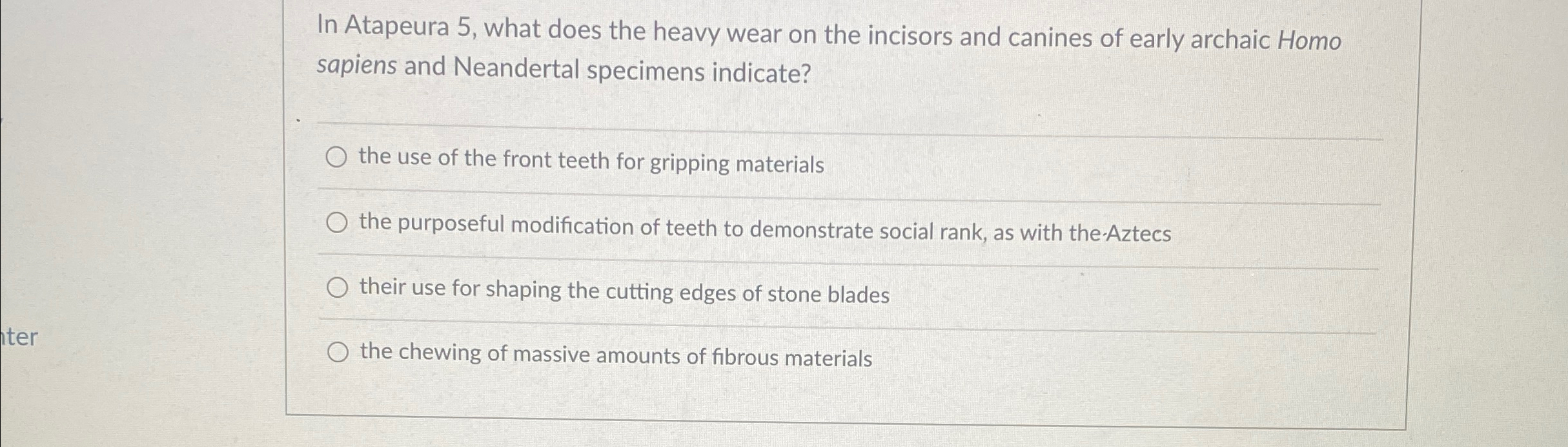 Solved In Atapeura 5, ﻿what does the heavy wear on the | Chegg.com