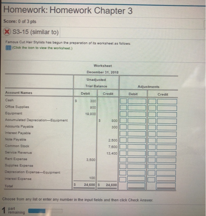 Solved Homework Homework Chapter 3 Score 0 Of 3 Pts X 5