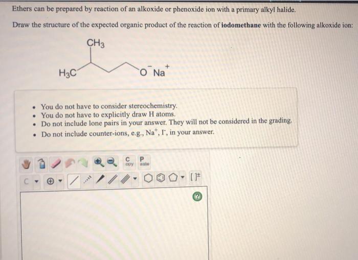 Solved Ethers Can Be Prepared By Reaction Of An Alkoxide Or