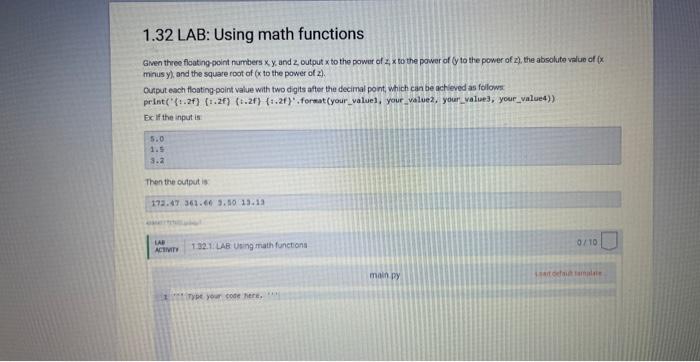 Solved I need assistance on this program LAB, please let mr | Chegg.com