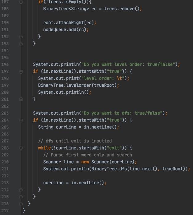 DFS and BFS Using Java, we will ask you to implement | Chegg.com