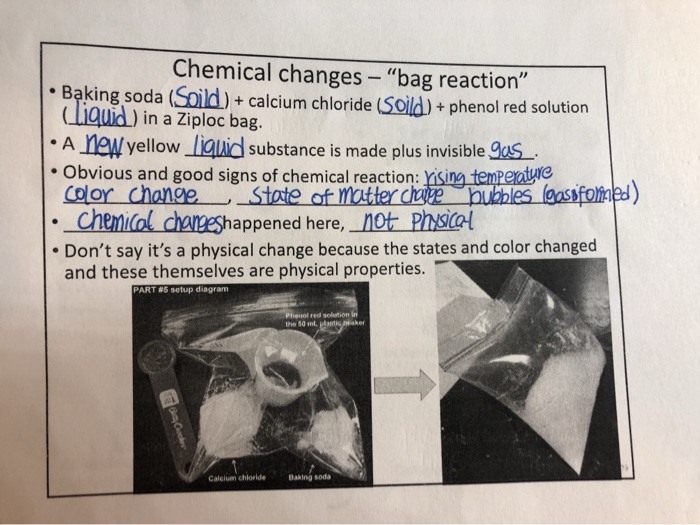 solved-chemical-changes-bag-reaction-baking-soda-chegg