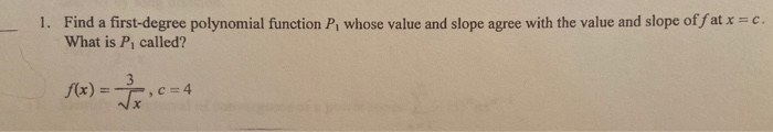 solved-1-find-a-first-degree-polynomial-function-p-whose-chegg