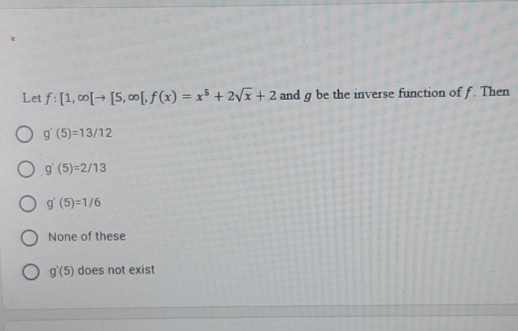 Solved Real Analysis 1 Please solve all 3 MCQs (they are 3 | Chegg.com