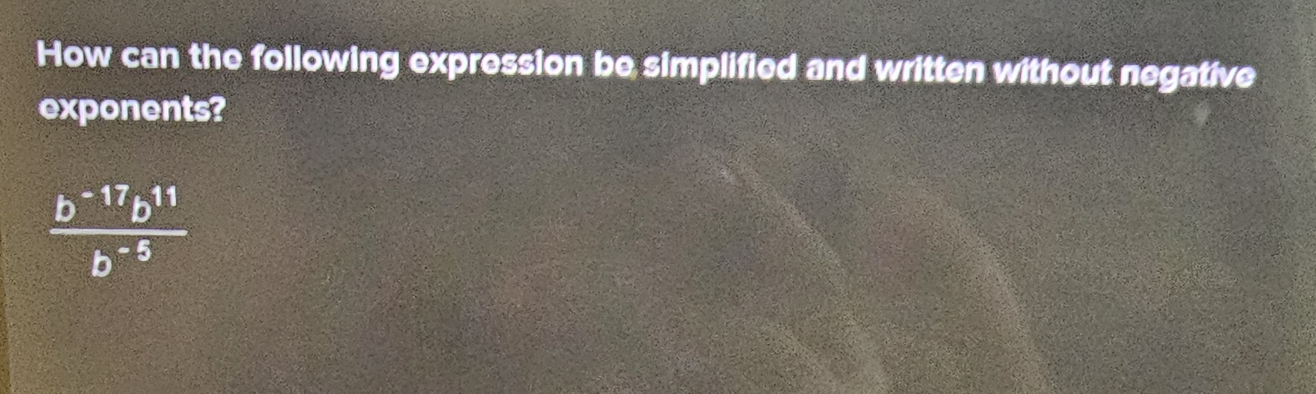 Solved How Can The Following Expression Be Simplifiod And | Chegg.com