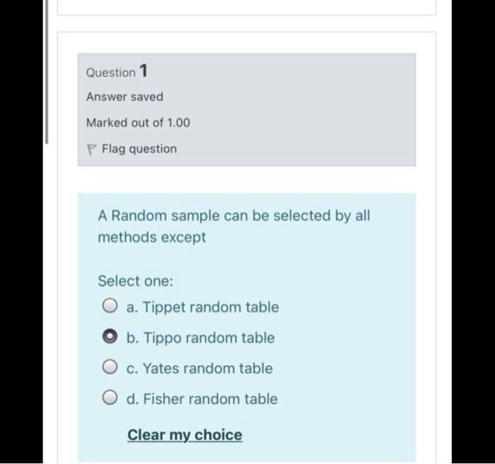 Solved Question 1 Answer saved Marked out of 1.00 P Flag | Chegg.com