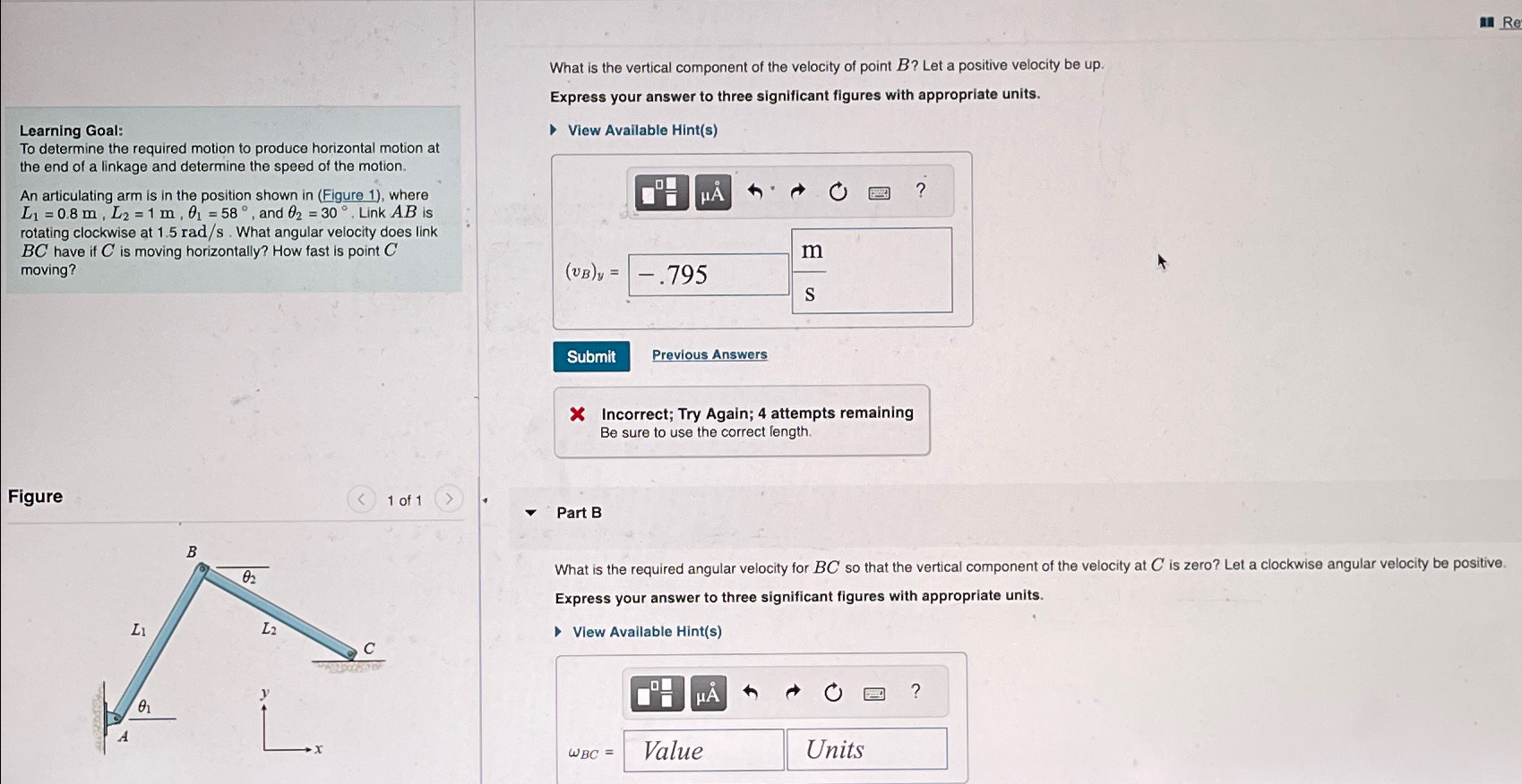 Solved Learning Goal:To determine the required motion to | Chegg.com
