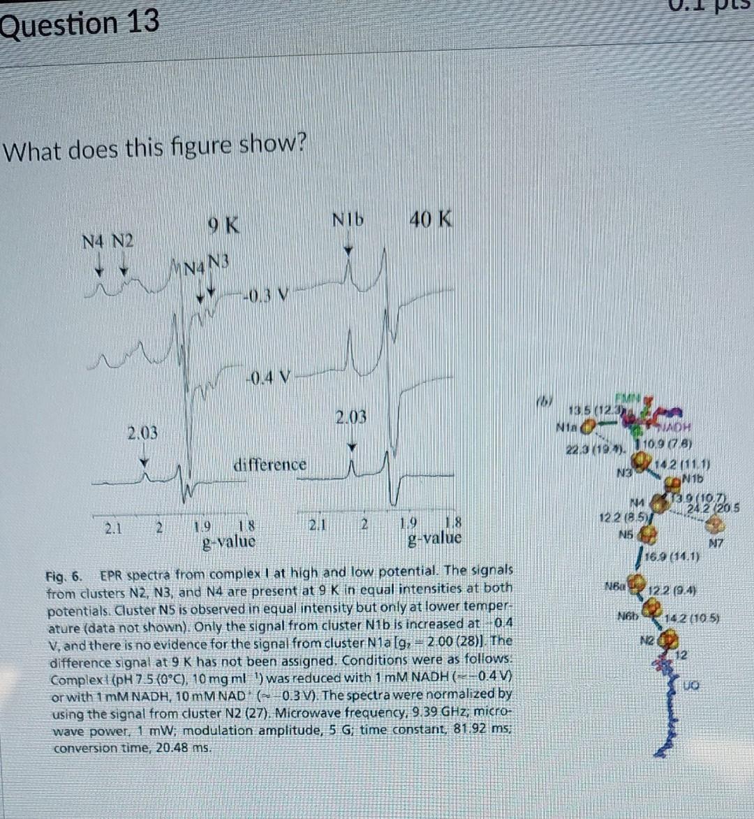 What does this figure show? Fig. 6. EPR spectra from | Chegg.com
