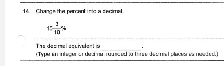 write 3 11 15 as a decimal