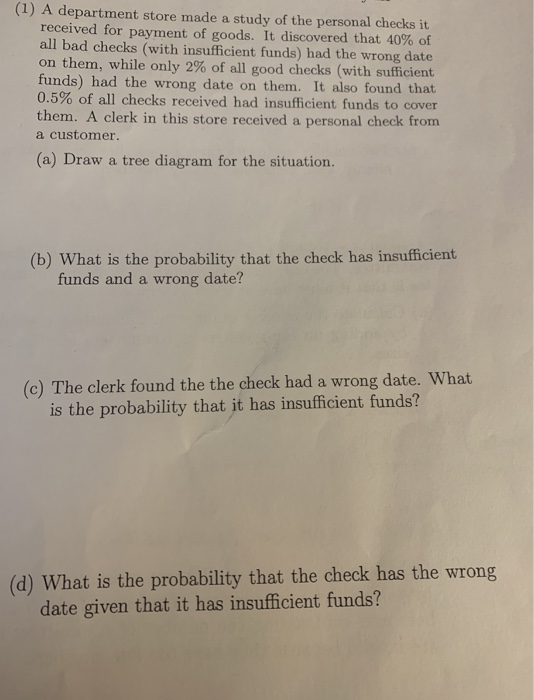 wrong date on check wrong date on check