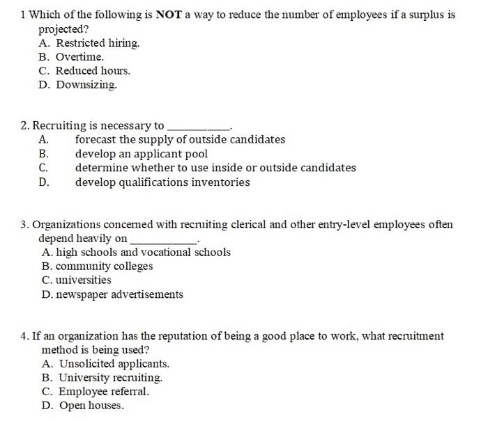 Solved 1 Which of the following is NOT a way to reduce the | Chegg.com