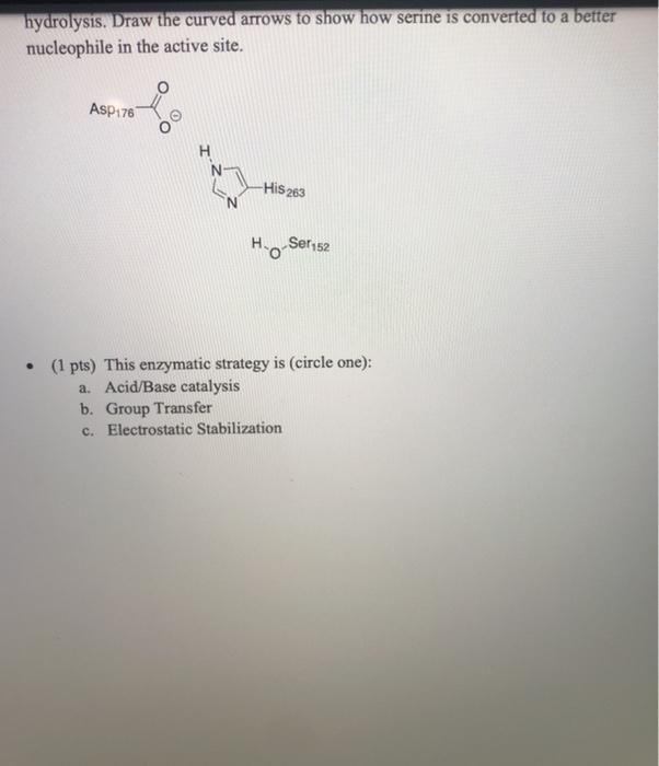 Lipase Mechanism Please Guide With Arrows Missing Chegg Com