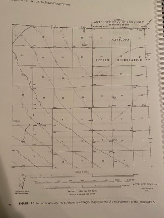 Solved Section Date Part 1-The Public Land Survey System Use | Chegg.com