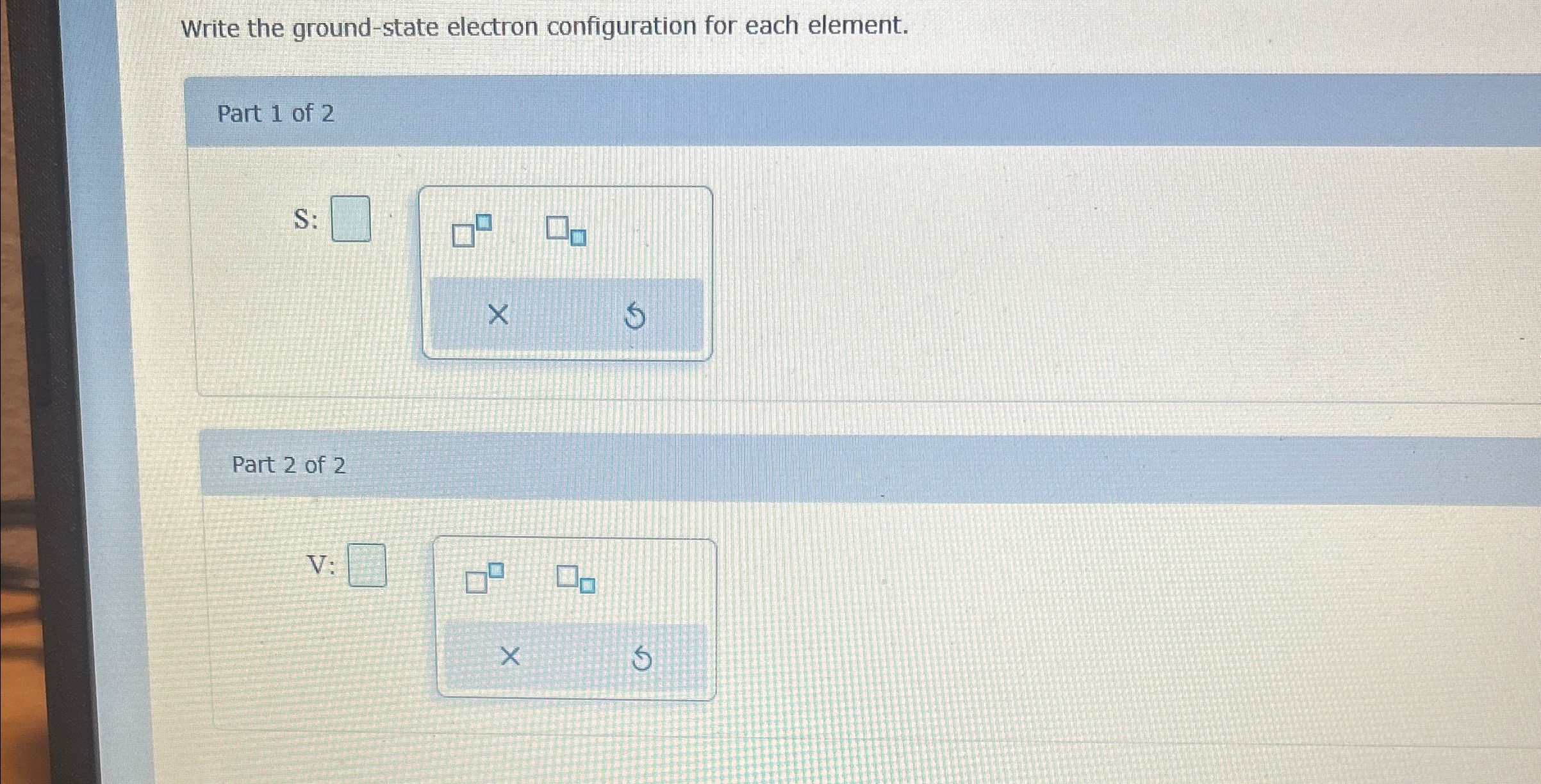 Solved Write the ground-state electron configuration for | Chegg.com