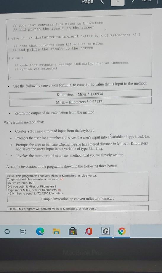 Solved Instructions This homework assignment covers methods, | Chegg.com