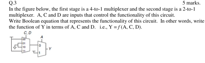Solved Q.3 5 marks. In the figure below, the first stage is | Chegg.com