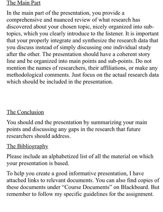SOLUTION: Communication Presentation Asssignment - Studypool