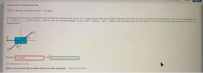 Solved Chapter 07. Problem 014 GO Your answer is partially | Chegg.com