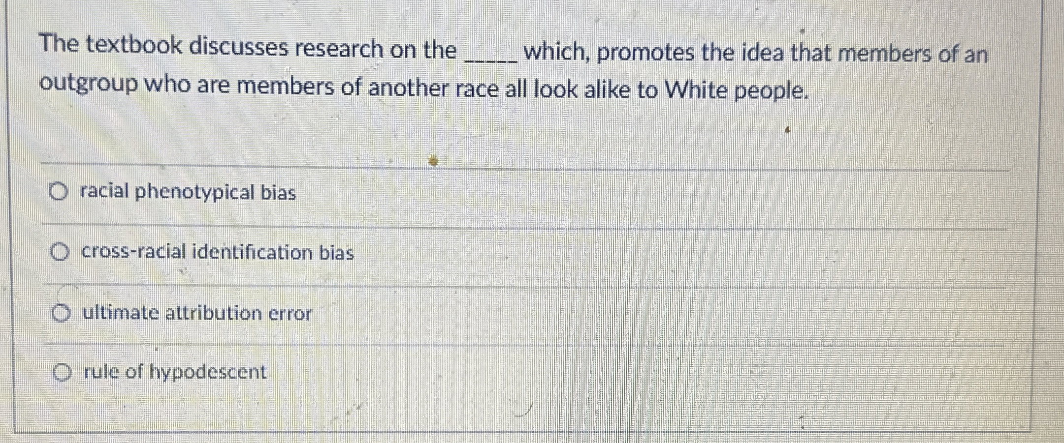 Solved The textbook discusses research on the q, ﻿which, | Chegg.com