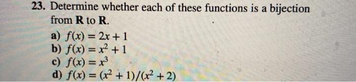 Solved 15 Determine Whether The Function F Zxz → Z Is Onto 2732