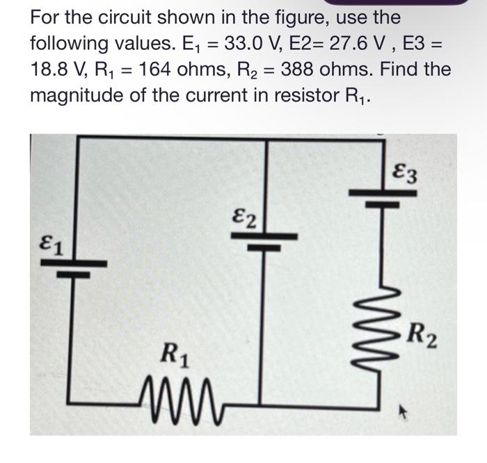 Solved For the circuit shown in the figure, use the | Chegg.com