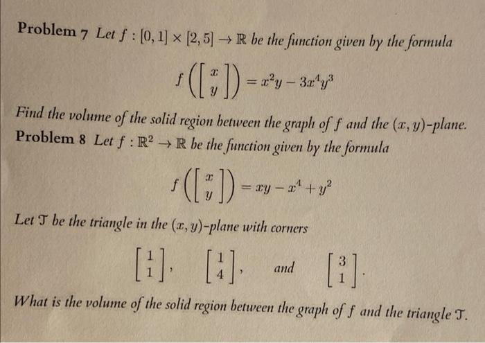 Solved Problem 7 Let F [0 1]×[2 5]→r Be The Function Given