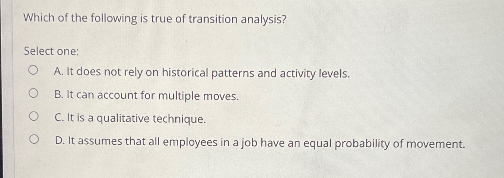 Solved Which of the following is true of transition | Chegg.com