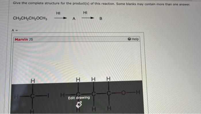 Solved Give the complete structure for the product(s) of | Chegg.com