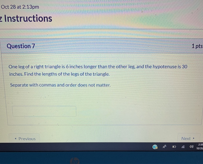 Solved Oct 28 at 2:13pm z Instructions Question 7 1 pts 1 | Chegg.com