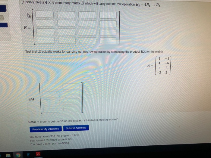 Solved Previous Problem Problem List Next Problem (1 point) | Chegg.com