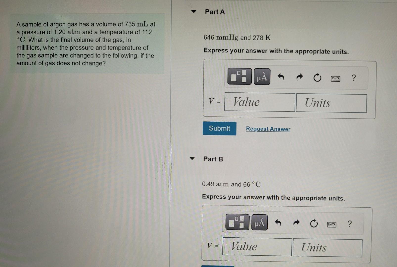 Solved All Pressure-volume-temperature Relationships For | Chegg.com