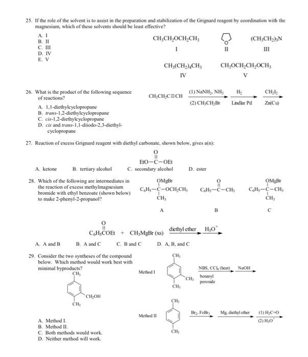 Solved 25. If the role of the solvent is to assist in the | Chegg.com