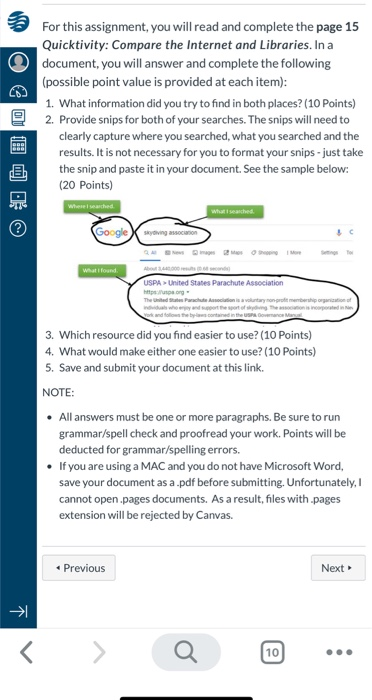 Solved For this assignment, you will read and complete the | Chegg.com