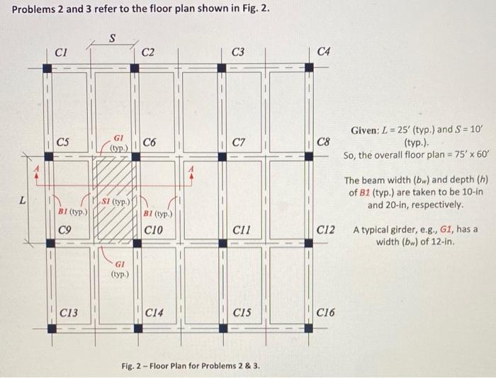 Solved Problems 2 and 3 refer to the floor plan shown in | Chegg.com