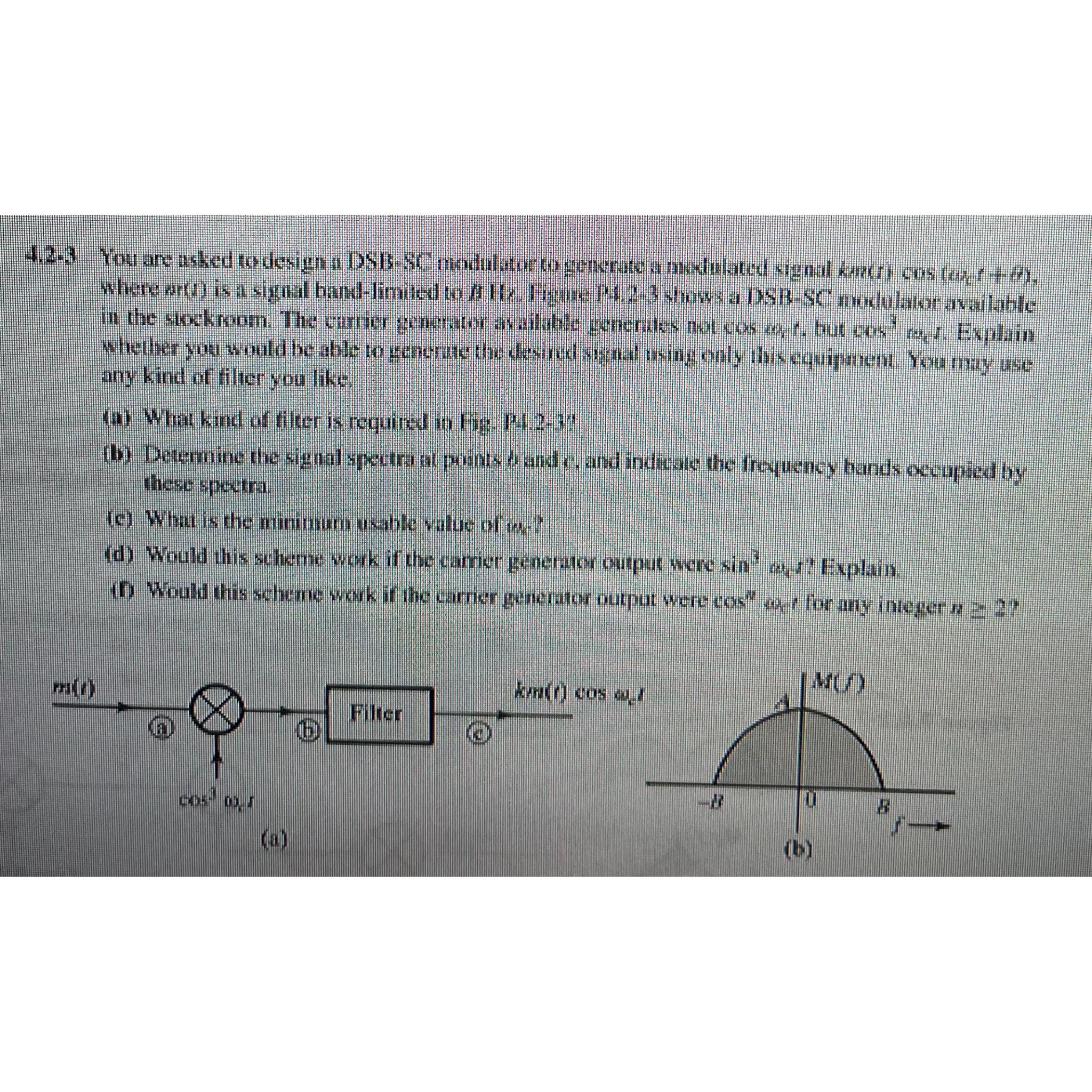 Solved 4Lak hou ane given the basehand sienals h wir ams or