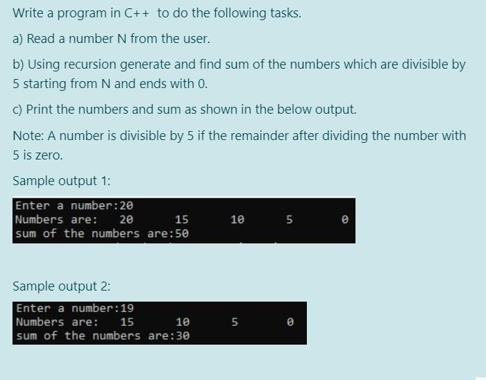 Solved Write a program in C++ to do the following tasks. a) | Chegg.com