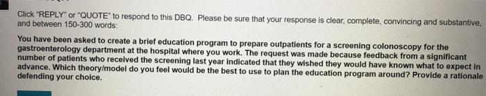 Click REPLY or QUOTE to respond to this DBQ. Please be sure that your response is clear, complete, convincing and substan