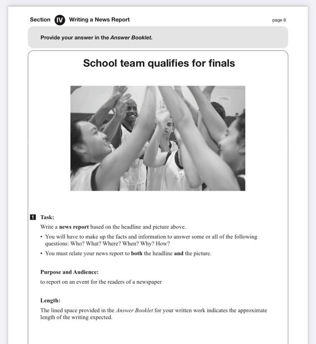Provide your answer in the Answer Booklet. School | Chegg.com