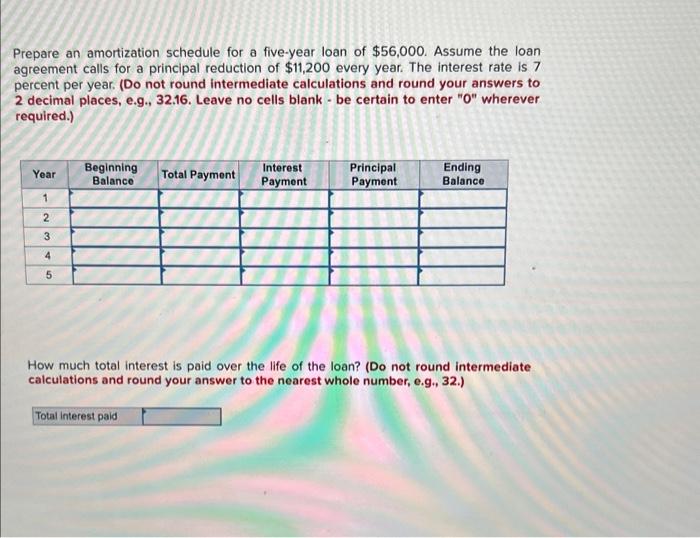 solved-prepare-an-amortization-schedule-for-a-five-year-loan-chegg