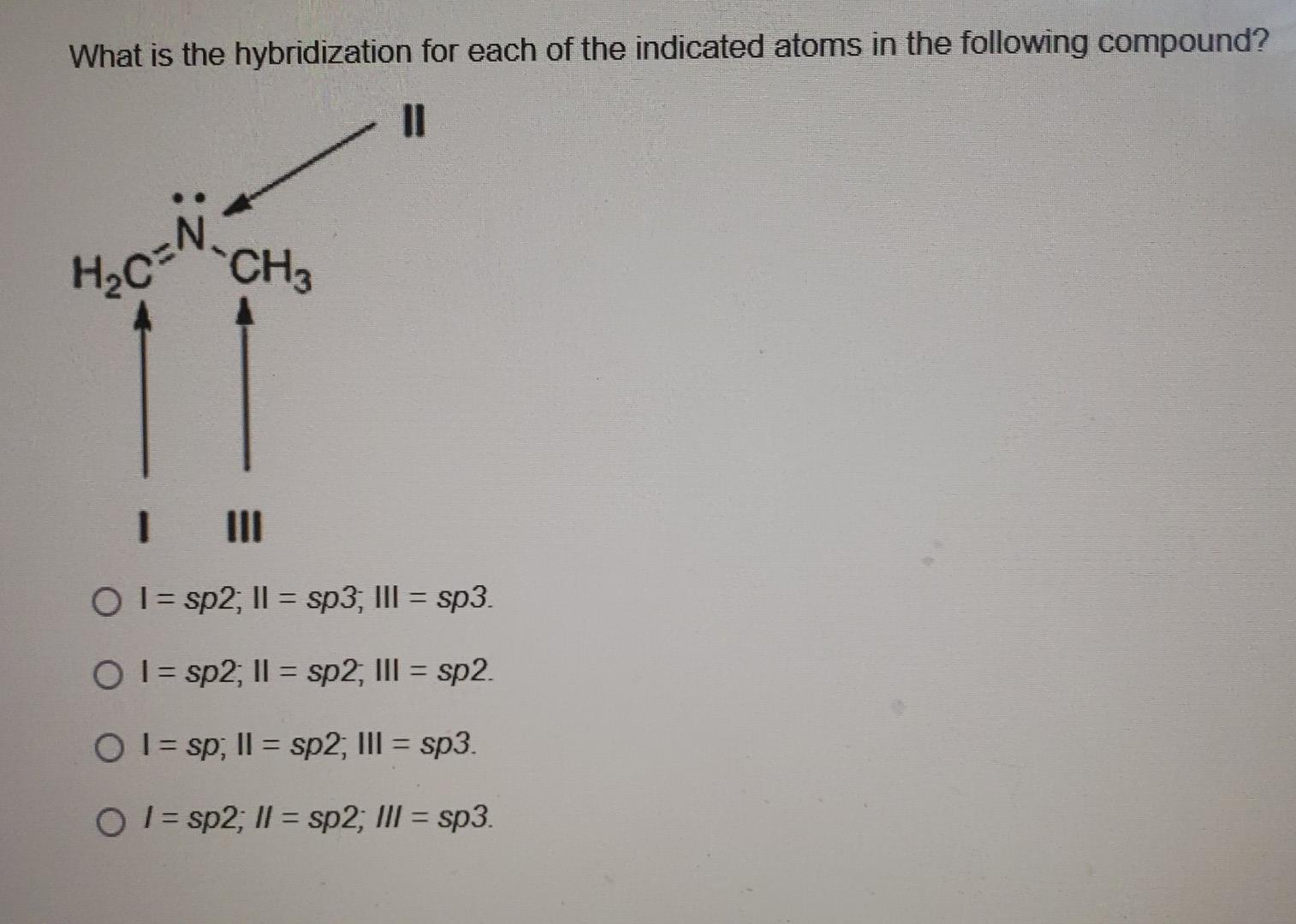 Solved What Is The Hybridization For Each Of The Indicated | Chegg.com