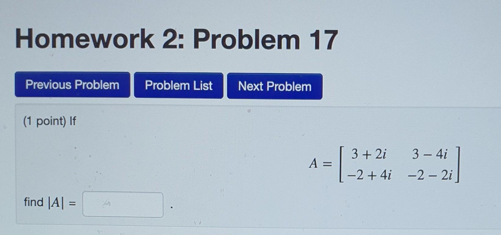 Solved Homework 2: Problem 17 Previous Problem Problem List | Chegg.com