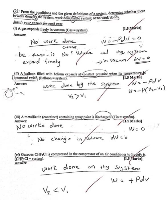 Solved (ii) A balloon filled with helium expands at constant