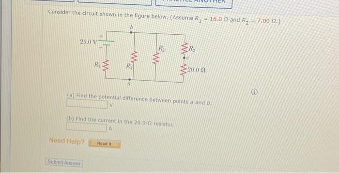 Solved Consider the circuit shown in the figure below. | Chegg.com