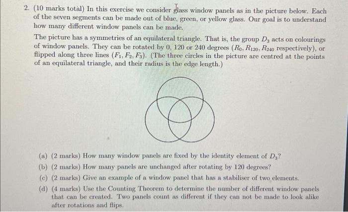Solved 2. (10 marks total) In this exercise we consider | Chegg.com
