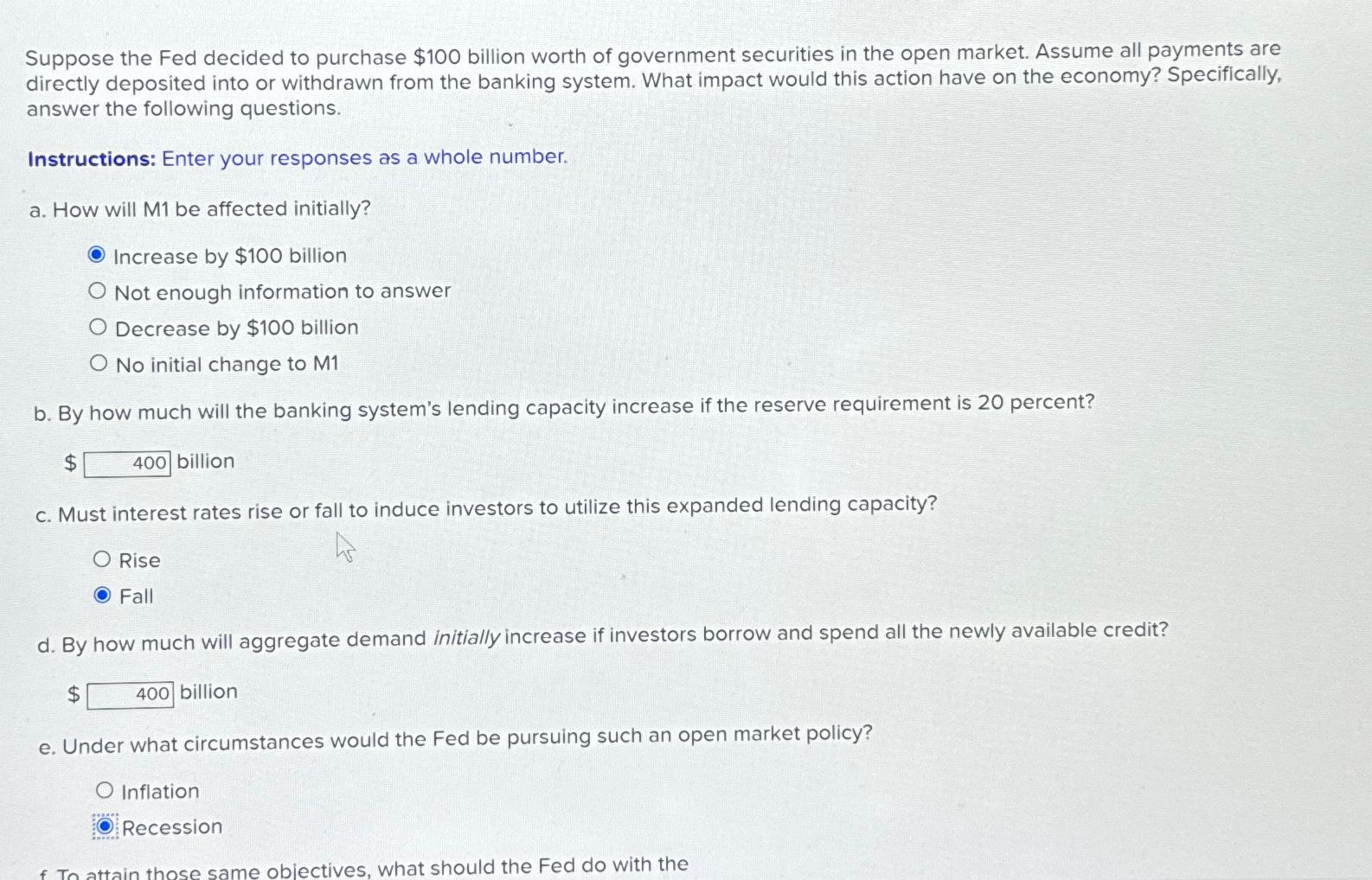 solved-suppose-the-fed-decided-to-purchase-100-billion-chegg