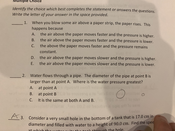 Multiple Choice Identify the choice that best completes the statement or  answers the question, The next 