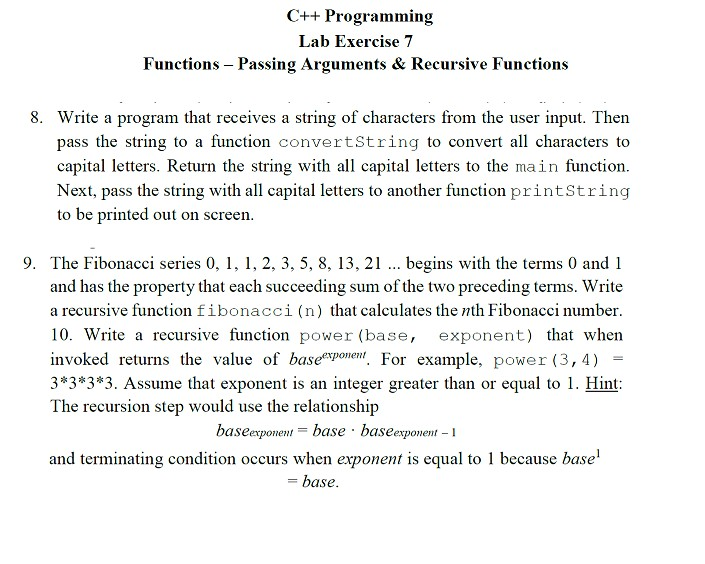 Solved 8. Write a program that receives a string of | Chegg.com