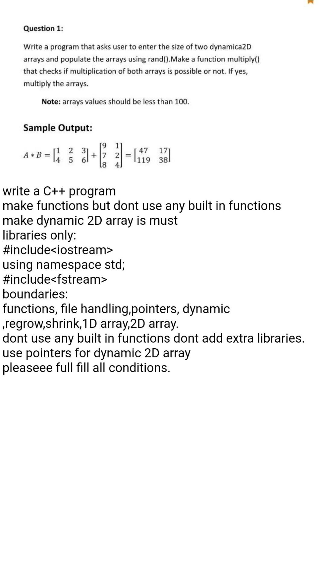 Solved Question 1: Write a program that asks user to enter | Chegg.com