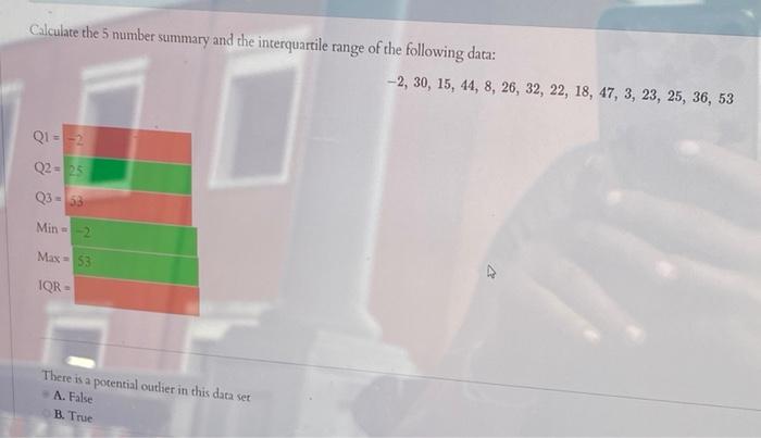 Solved Calculate The 5 Number Summary And The Interquartile | Chegg.com