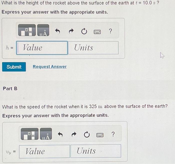 Solved A Rocket Starts From Rest And Moves Upward From The | Chegg.com